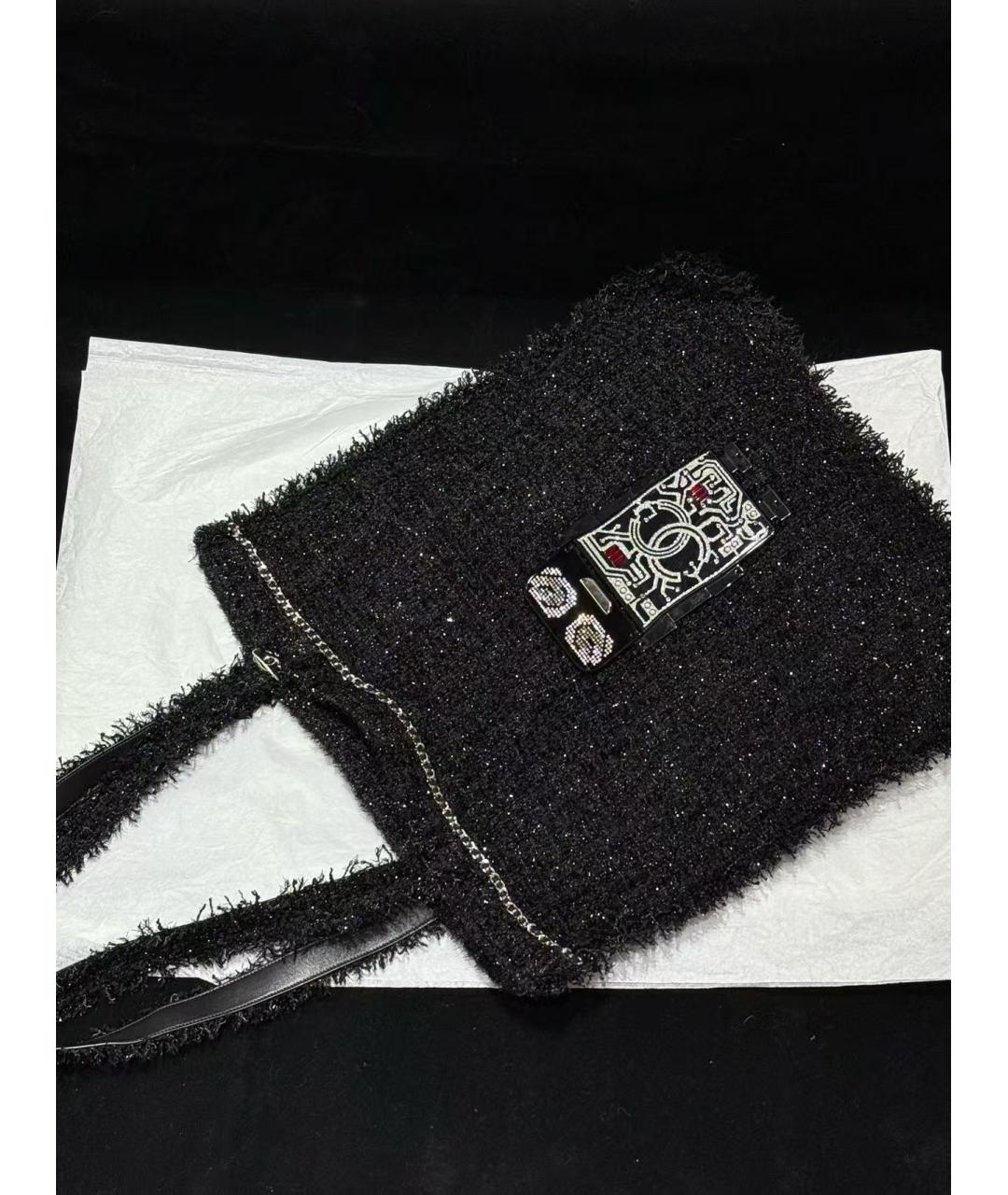 CHANEL Черная сумка через плечо, фото 2