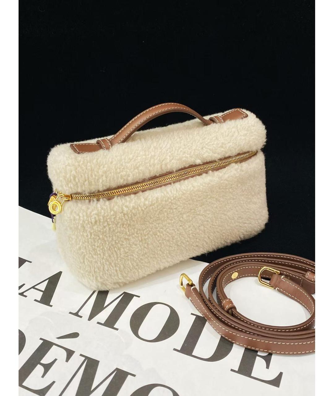 LORO PIANA Бежевая сумка через плечо, фото 2