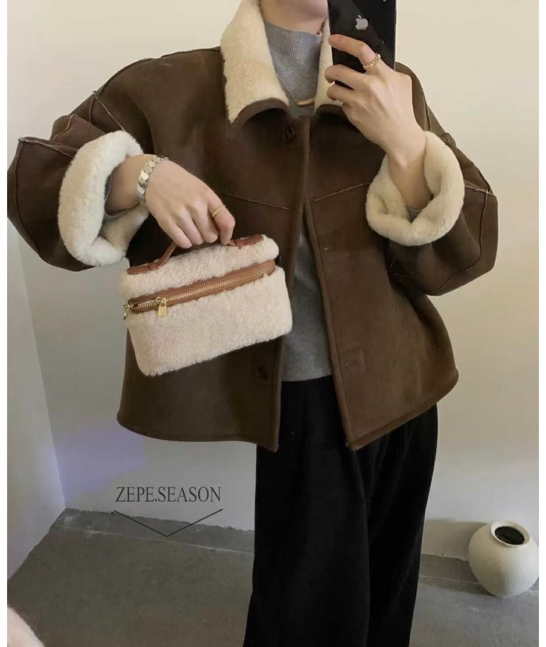 LORO PIANA Бежевая сумка через плечо, фото 6