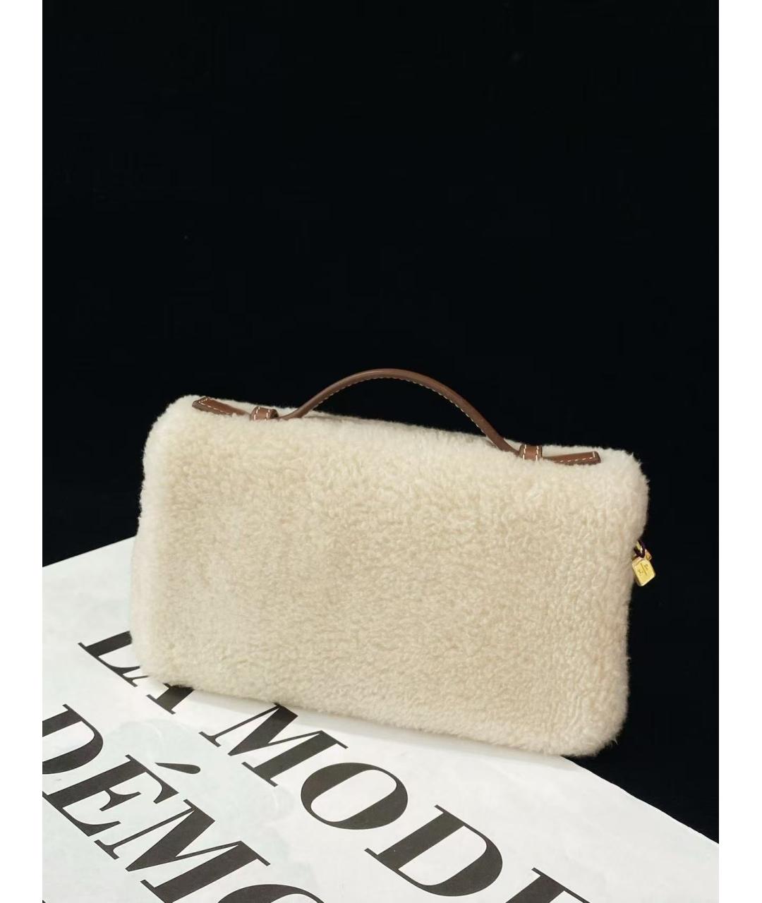 LORO PIANA Бежевая сумка через плечо, фото 3