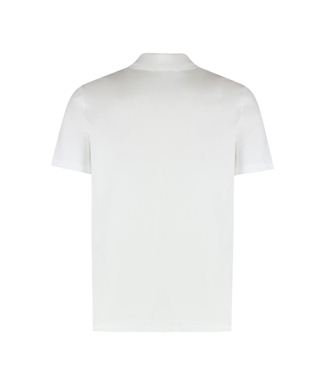 A.P.C. Белое хлопковое поло с коротким рукавом, фото 2