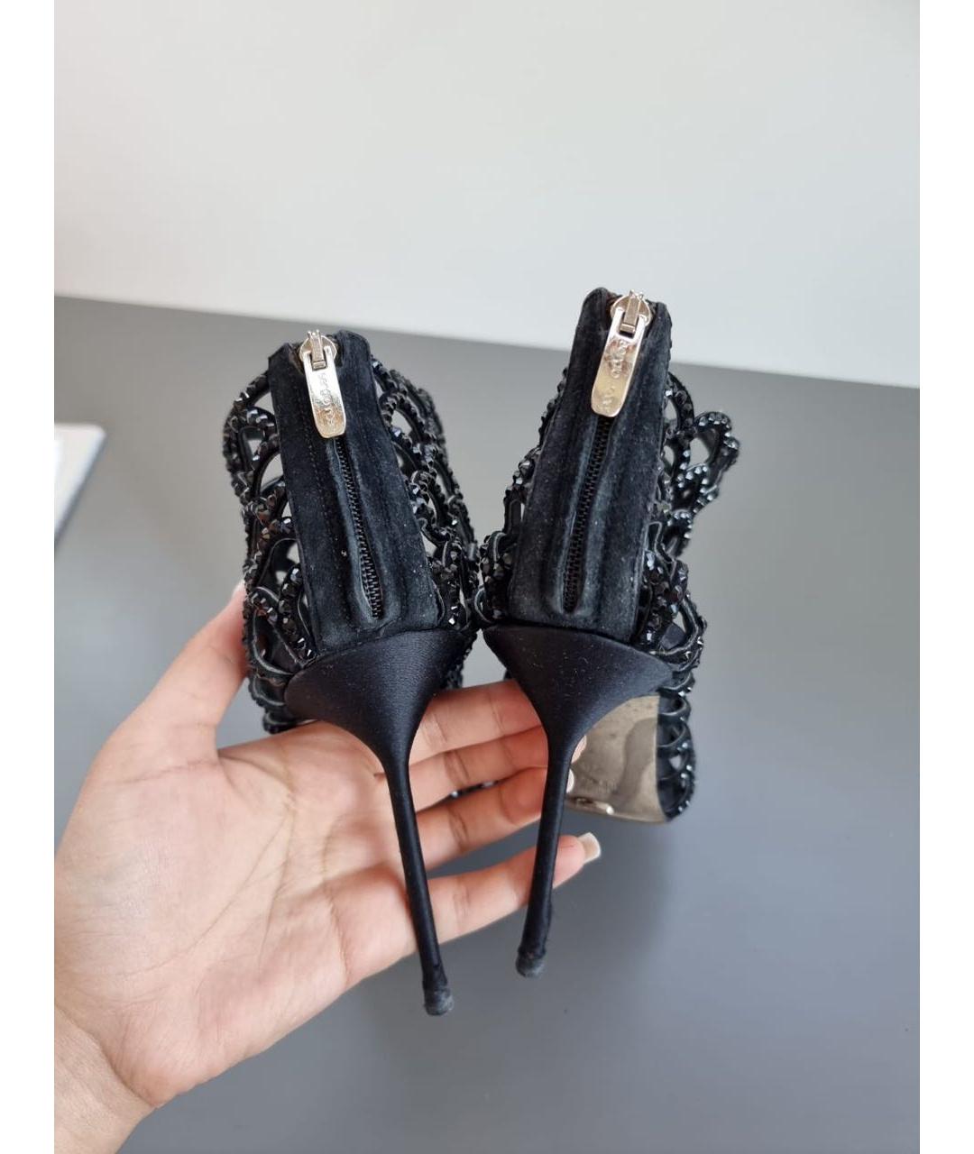 SERGIO ROSSI Черные ботильоны, фото 4