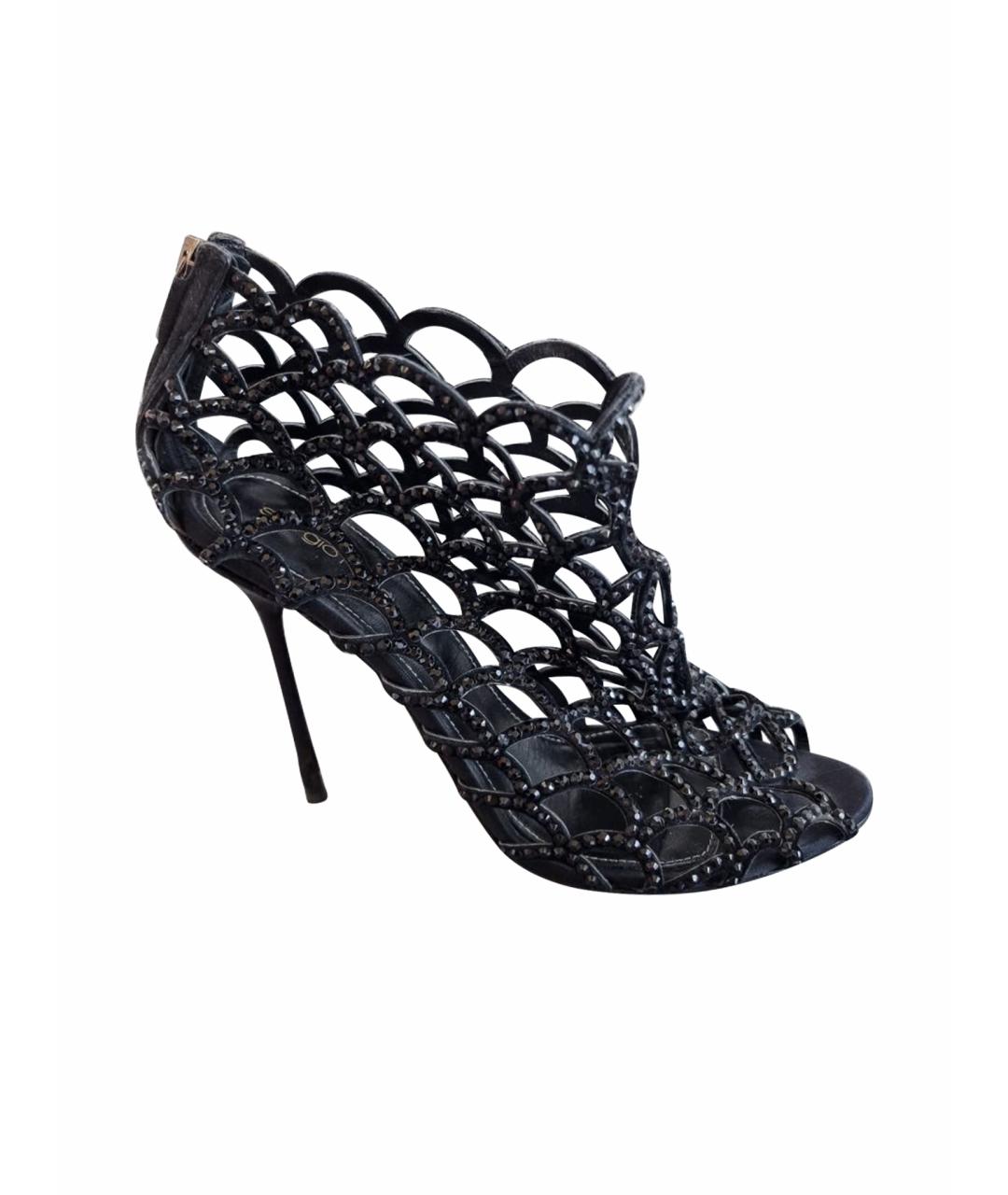 SERGIO ROSSI Черные ботильоны, фото 1