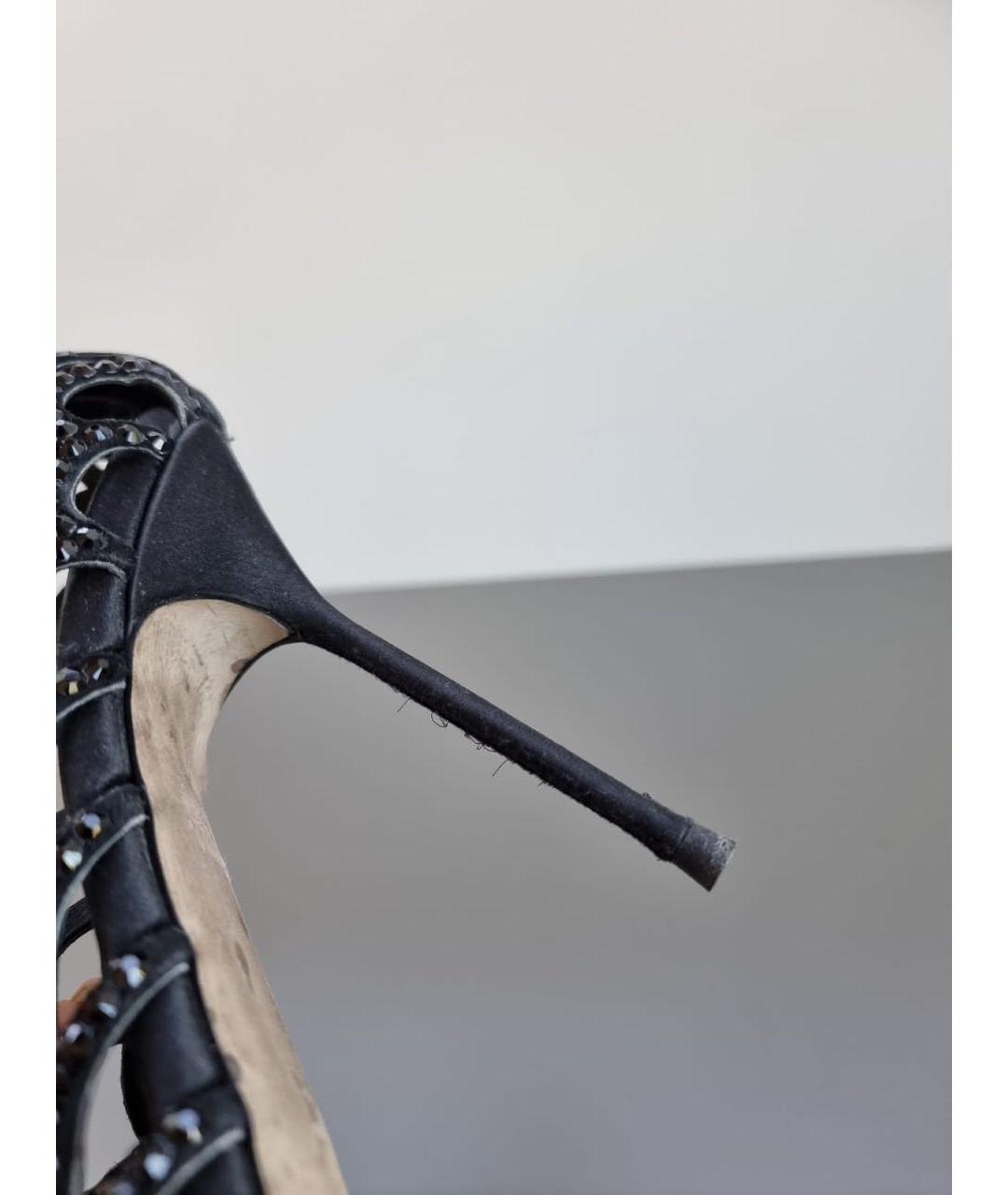 SERGIO ROSSI Черные ботильоны, фото 5