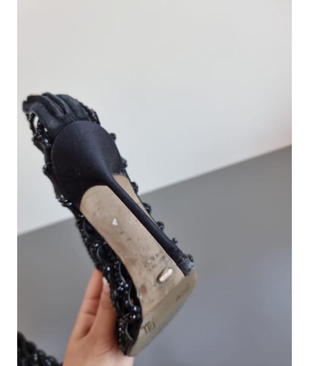 SERGIO ROSSI Черные ботильоны, фото 6