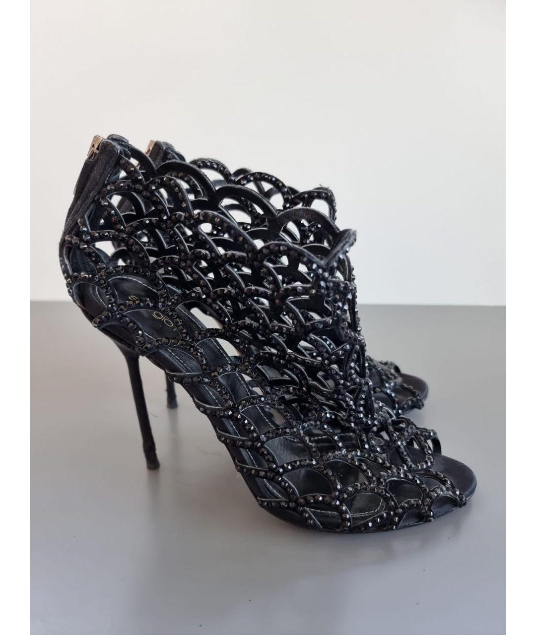 SERGIO ROSSI Черные ботильоны, фото 9