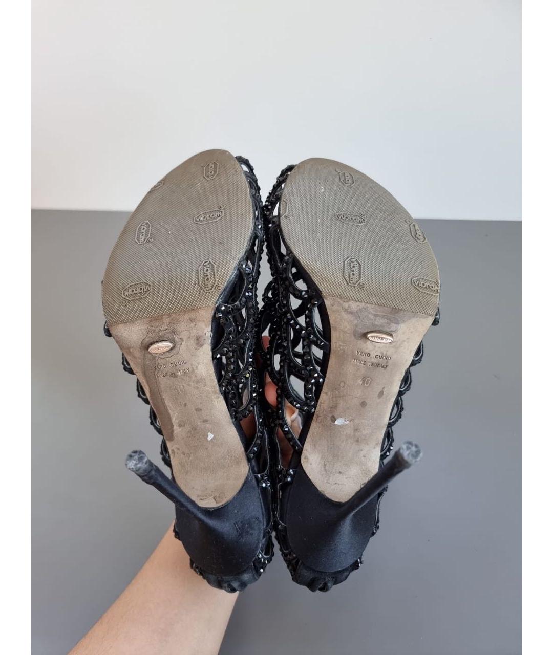 SERGIO ROSSI Черные ботильоны, фото 8