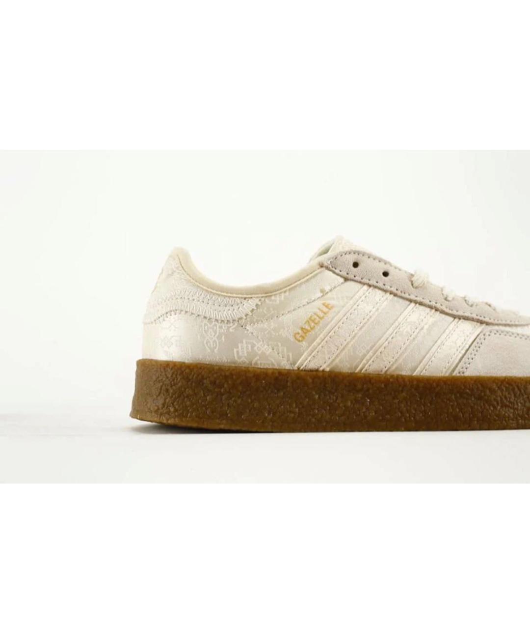 ADIDAS Бежевые замшевые кеды, фото 4