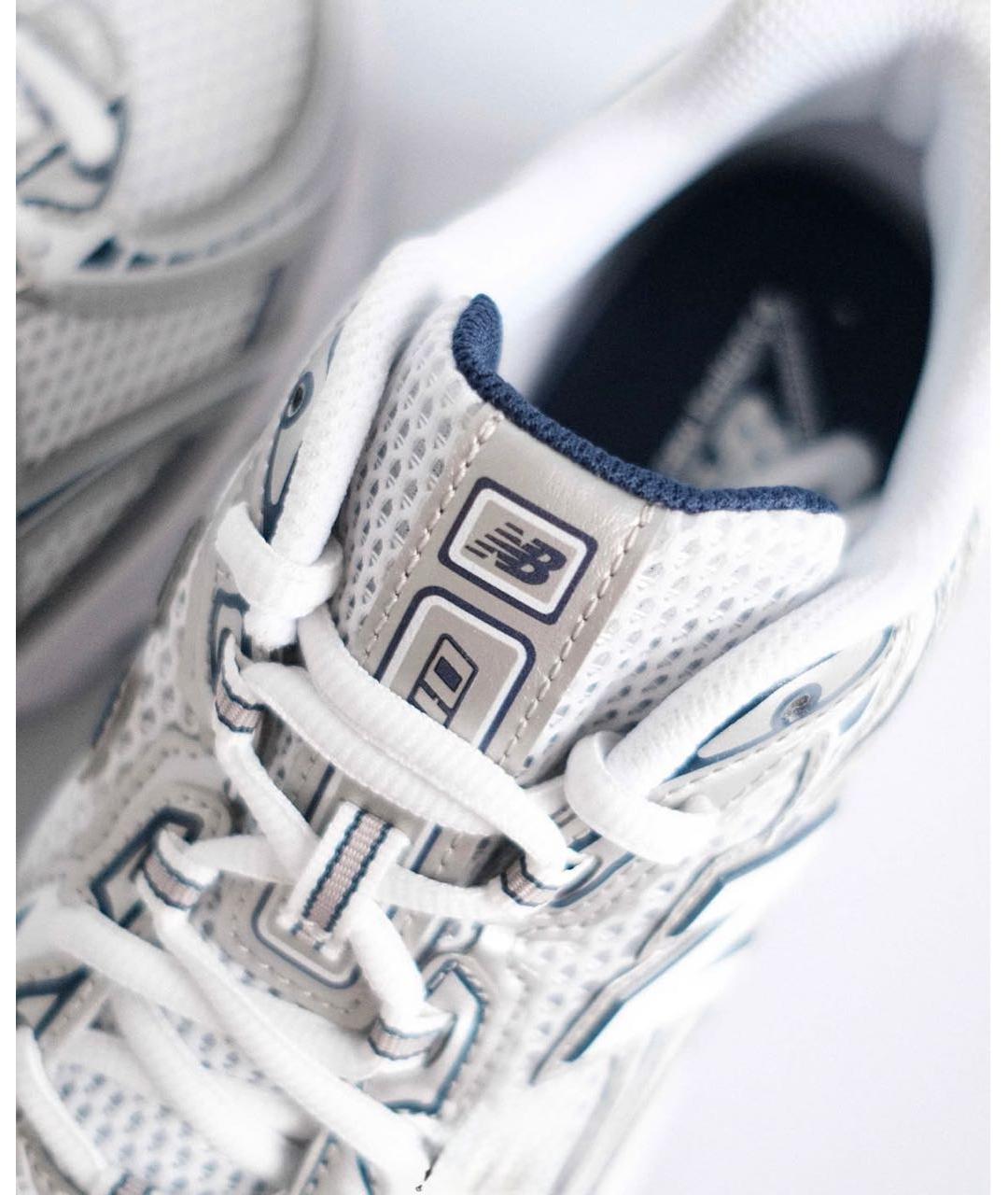 NEW BALANCE Белые текстильные кроссовки, фото 7