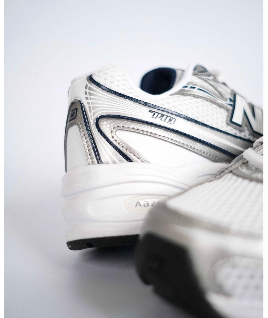 NEW BALANCE Белые текстильные кроссовки, фото 8