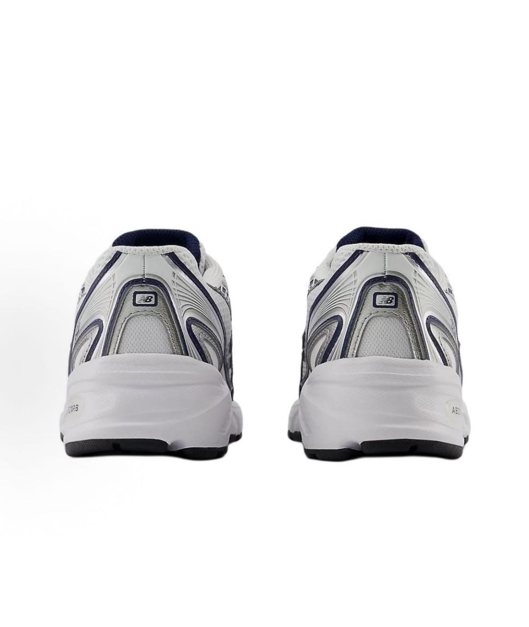 NEW BALANCE Белые текстильные кроссовки, фото 4