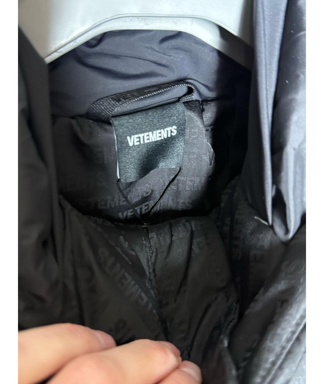 VETEMENTS Черная куртка, фото 5