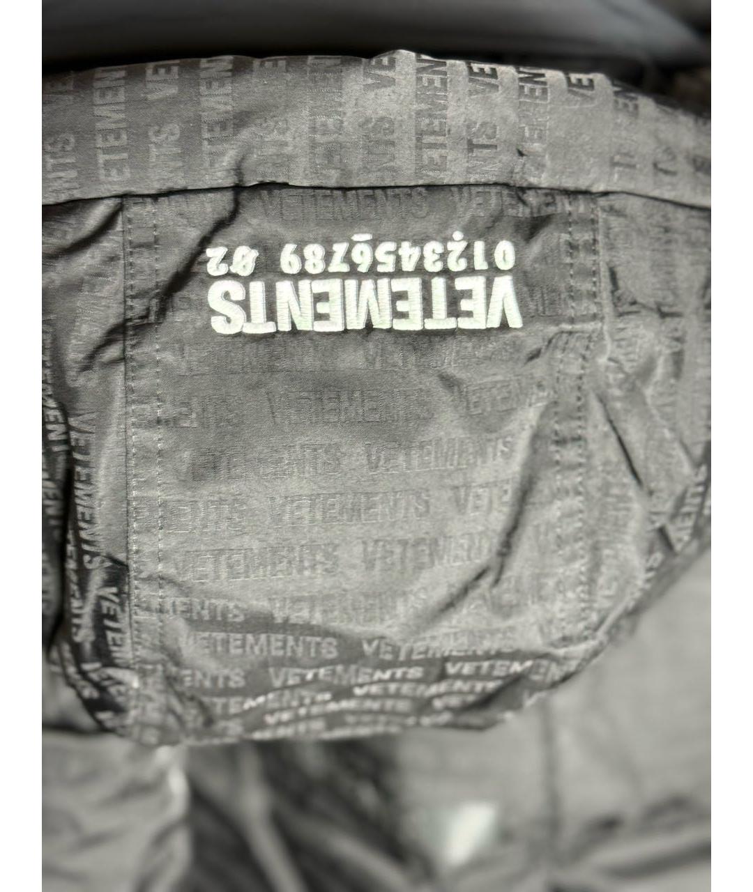 VETEMENTS Черная куртка, фото 8