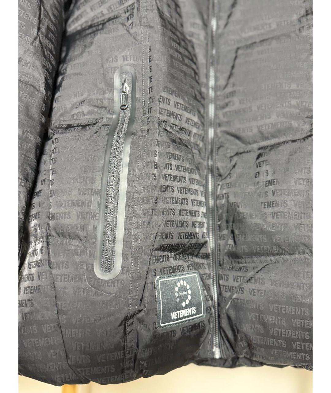 VETEMENTS Черная куртка, фото 2