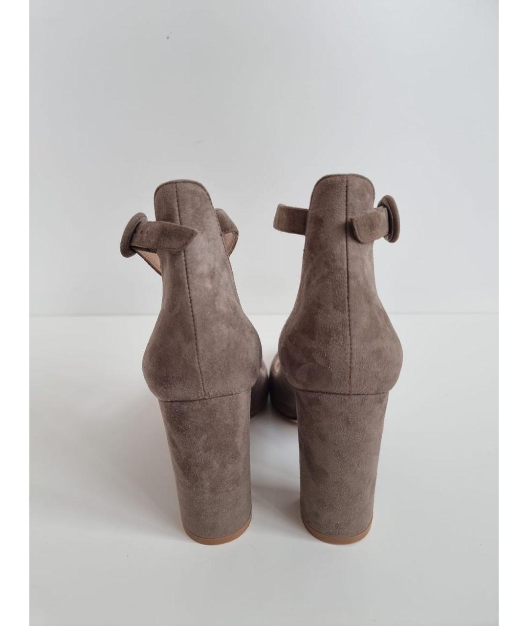 GIANVITO ROSSI Замшевые туфли, фото 4