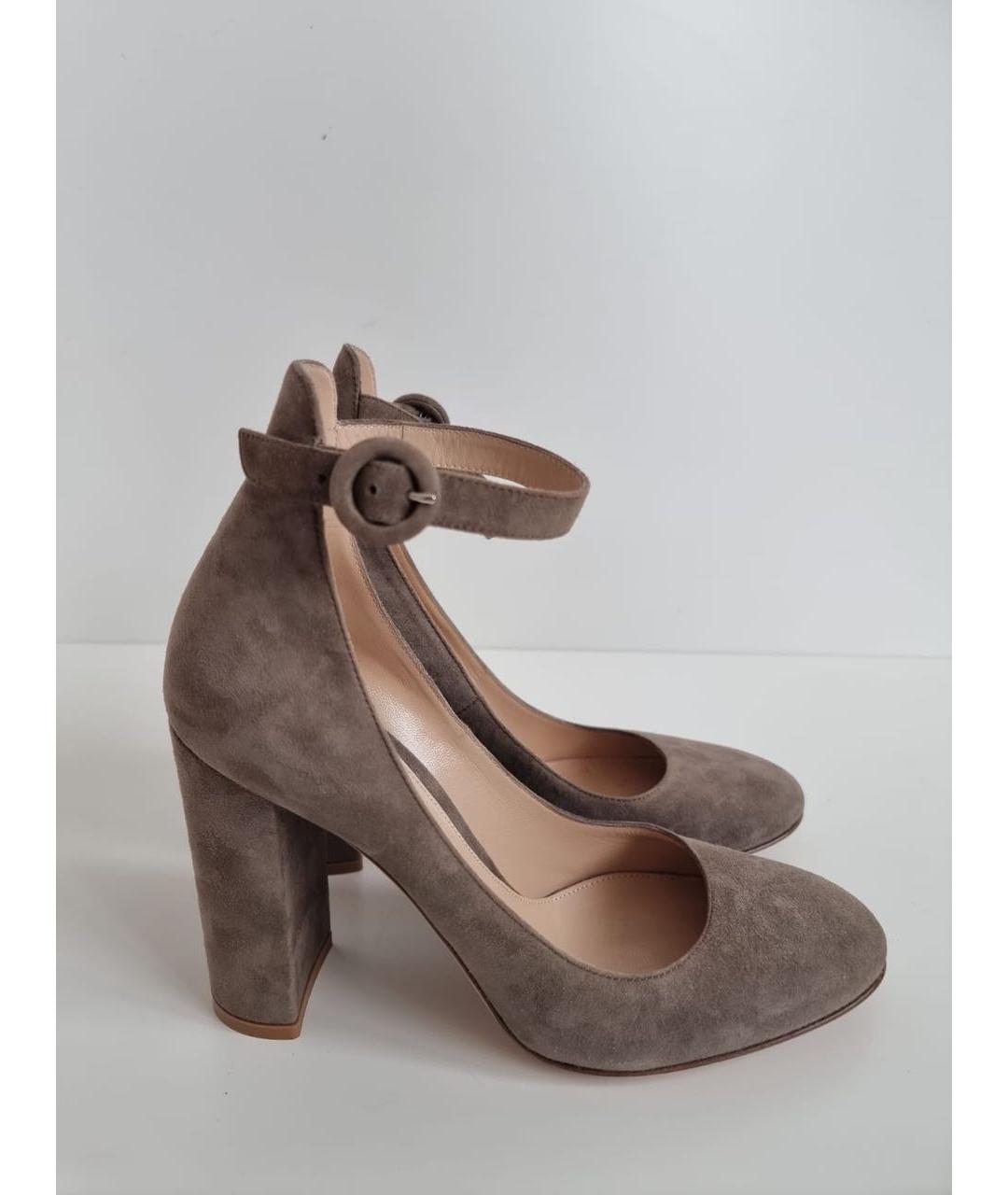 GIANVITO ROSSI Замшевые туфли, фото 9