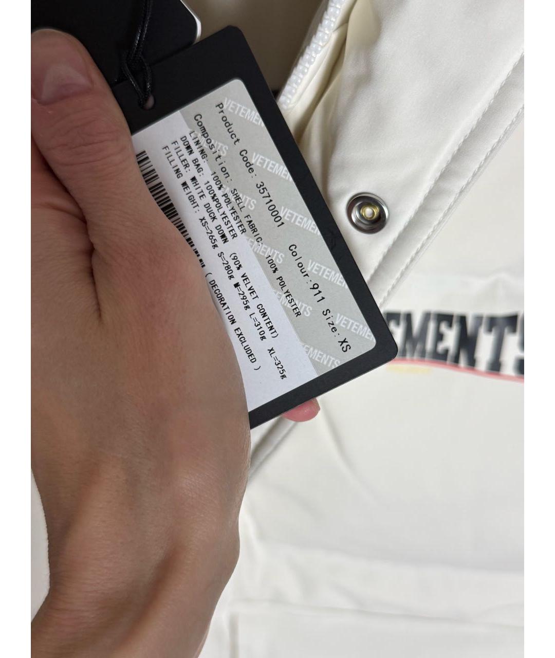 VETEMENTS Белый жилет, фото 6
