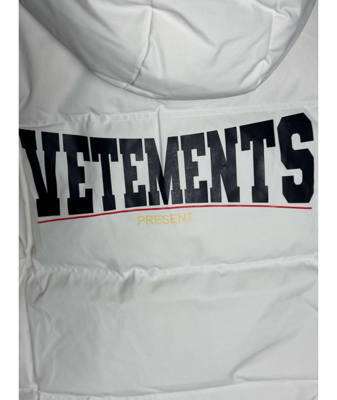 VETEMENTS Белый жилет, фото 4