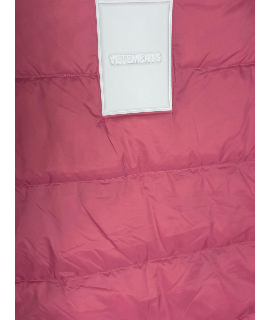VETEMENTS Коралловая куртка, фото 4