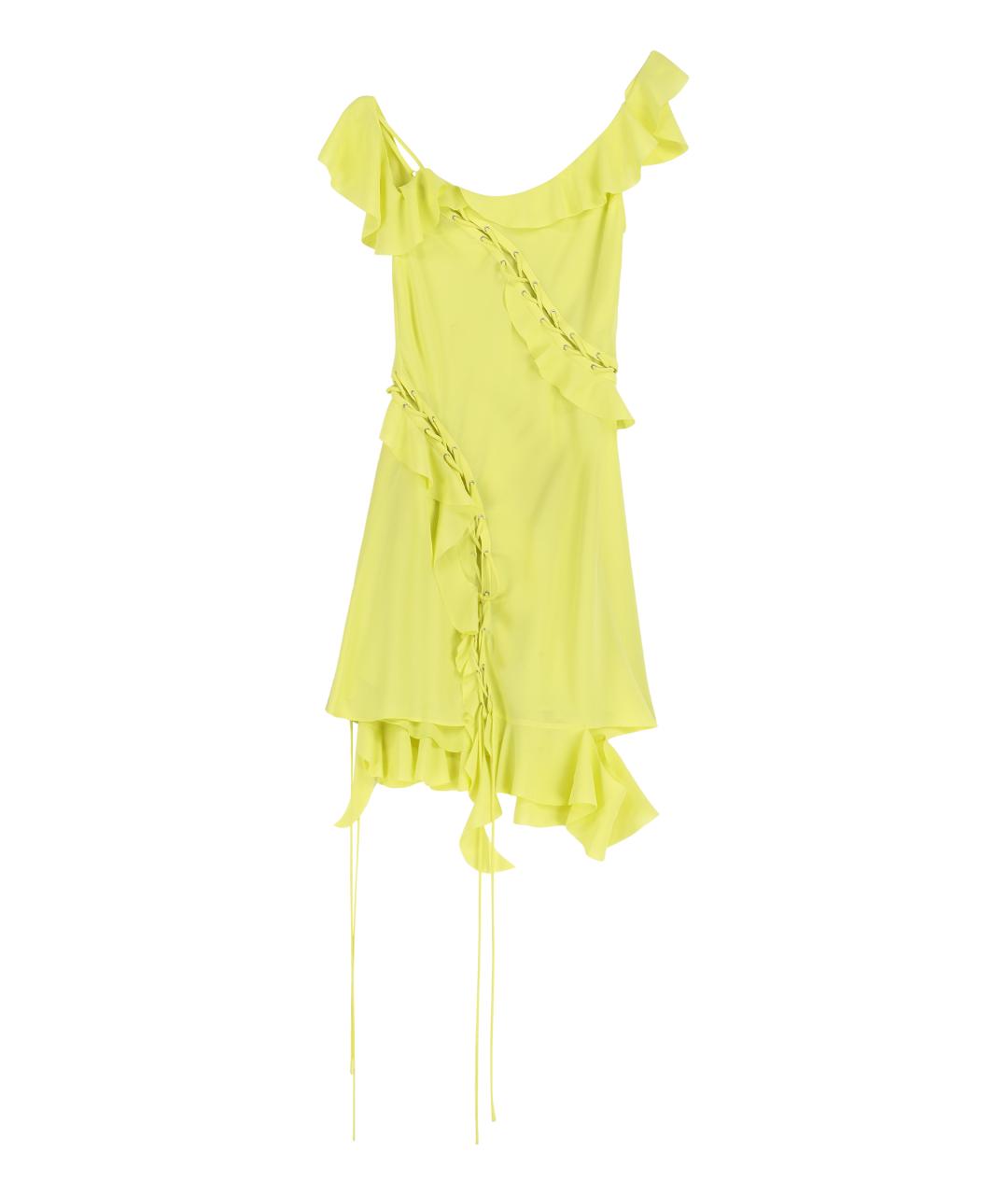 ACNE STUDIOS Зеленые полиэстеровое повседневное платье, фото 1