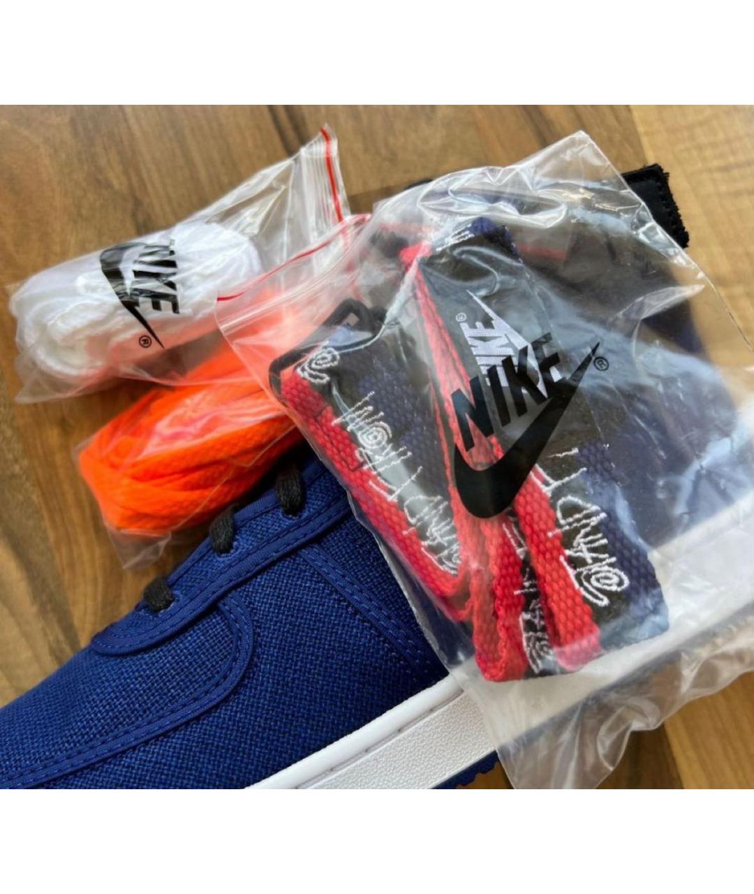 STUSSY Синие высокие кроссовки / кеды, фото 5