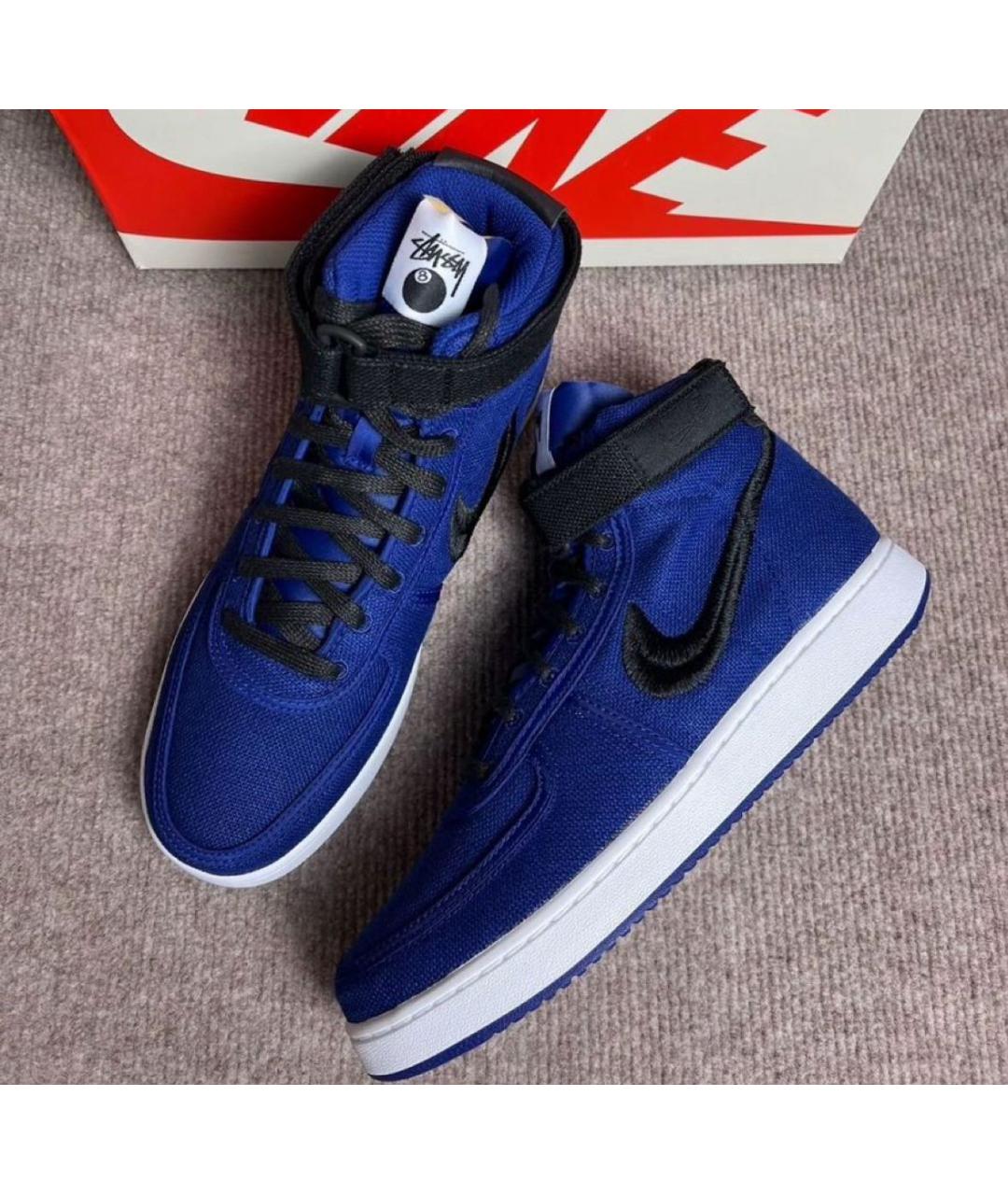 STUSSY Синие высокие кроссовки / кеды, фото 7