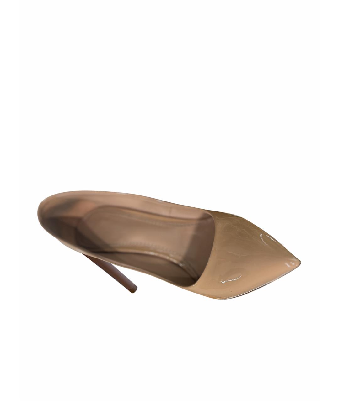 LOUIS VUITTON Бежевые кожаные туфли, фото 1