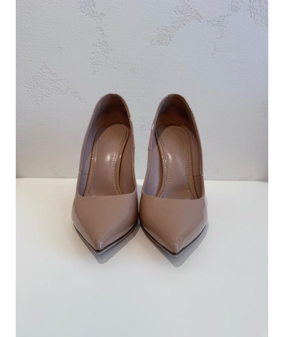 LOUIS VUITTON Бежевые кожаные туфли, фото 2