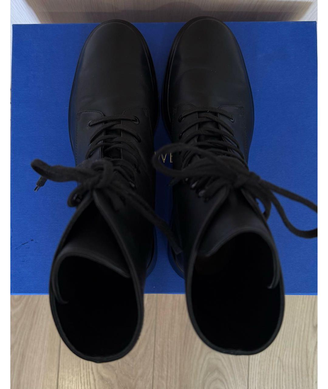 STUART WEITZMAN Черные кожаные ботинки, фото 3