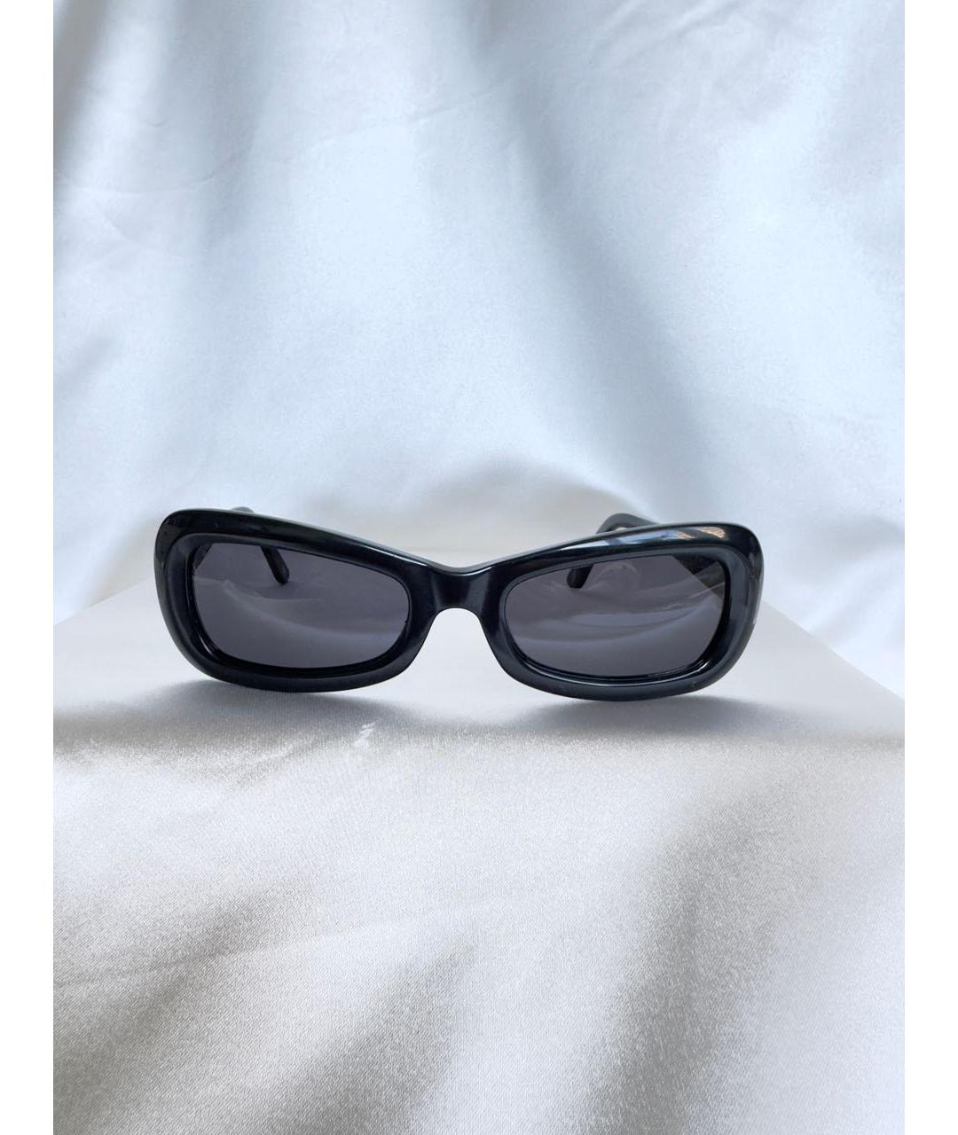 CHANEL Черные пластиковые солнцезащитные очки, фото 3