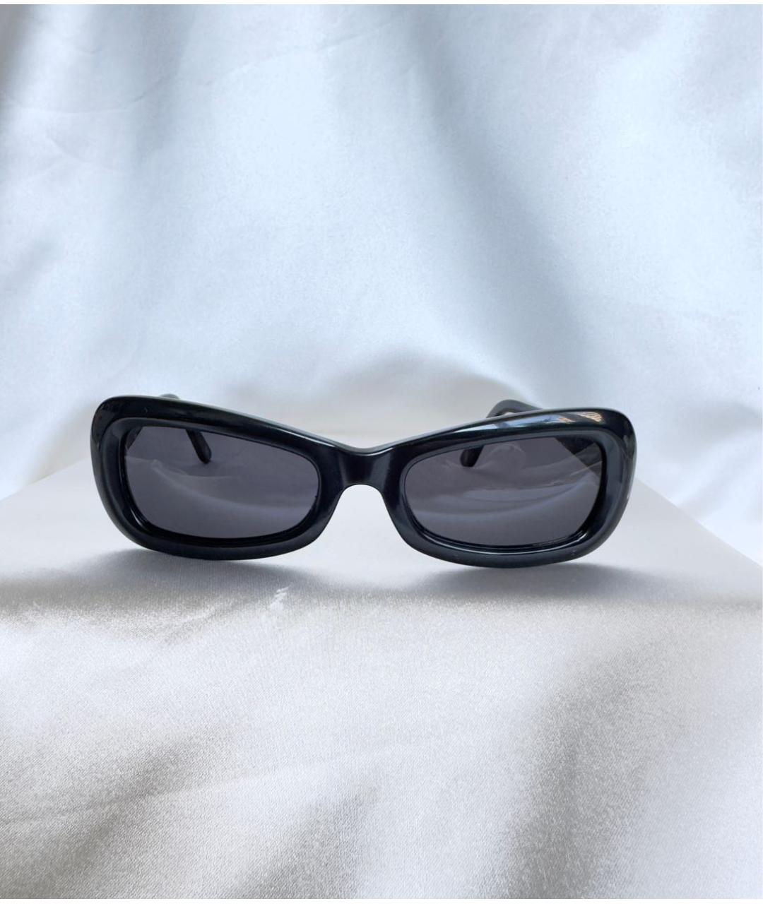 CHANEL Черные пластиковые солнцезащитные очки, фото 7