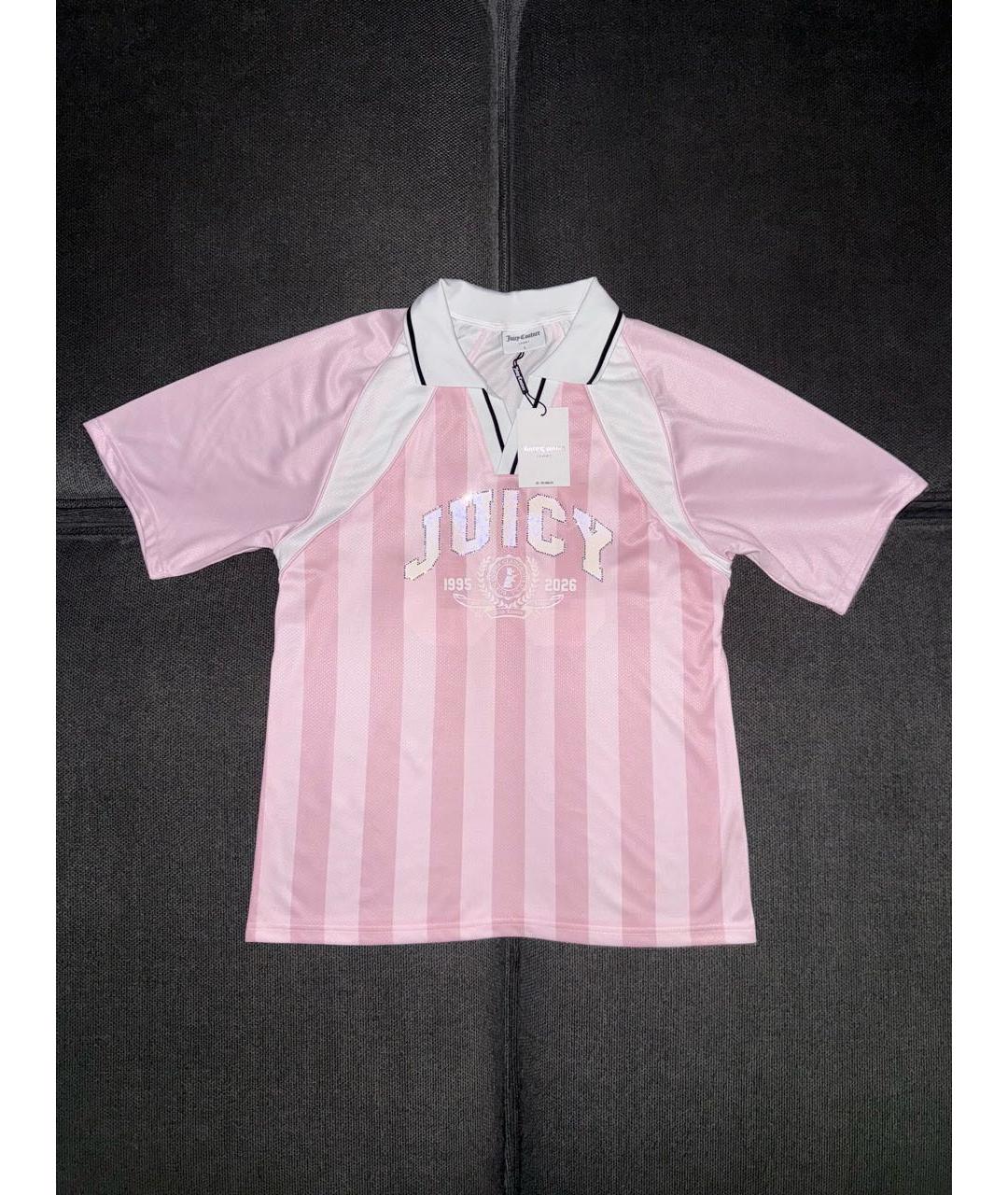 JUICY COUTURE Розовая футболка, фото 5