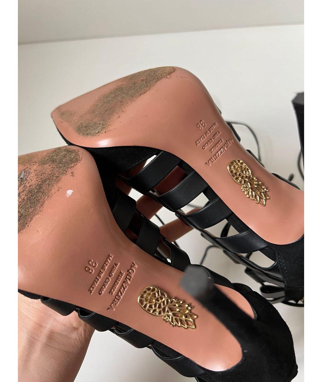 AQUAZZURA Черные туфли, фото 7