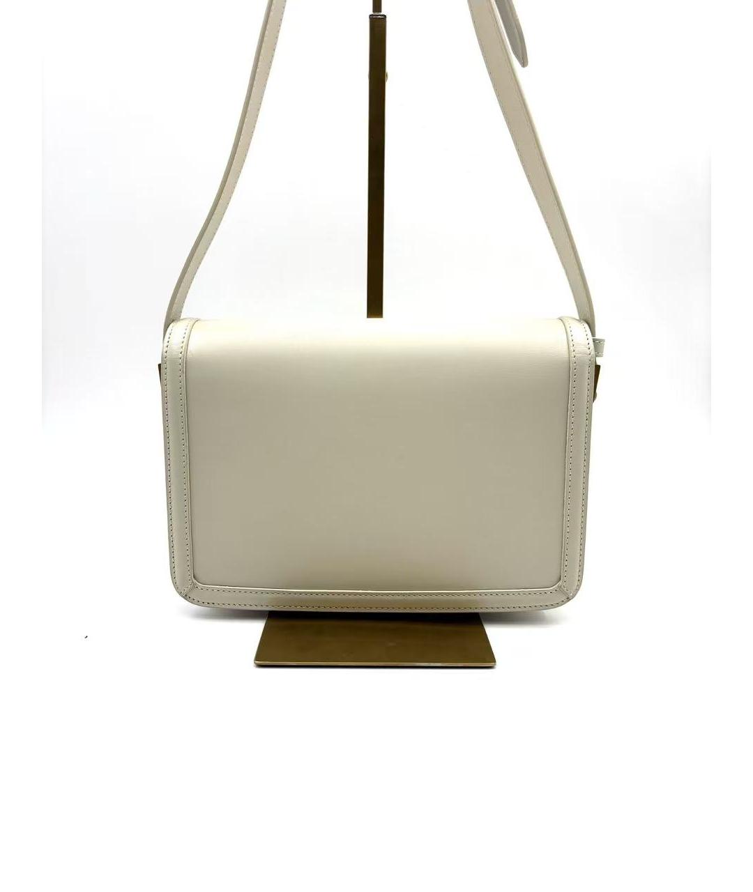 YVES SAINT LAURENT BEAUTY Белая кожаная сумка через плечо, фото 3