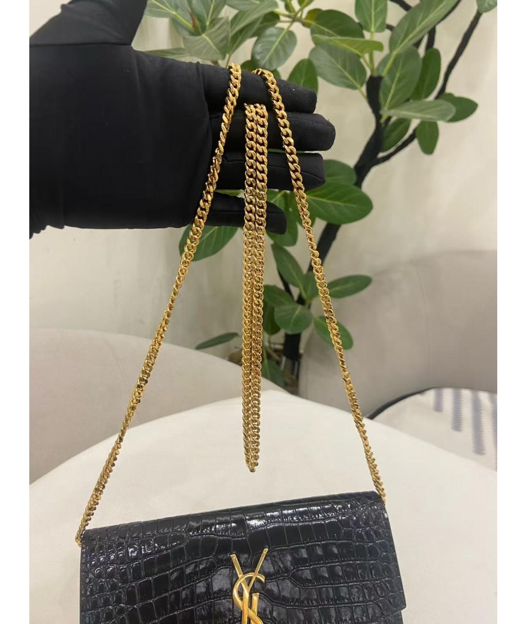 CHANEL Черная сумка через плечо, фото 5