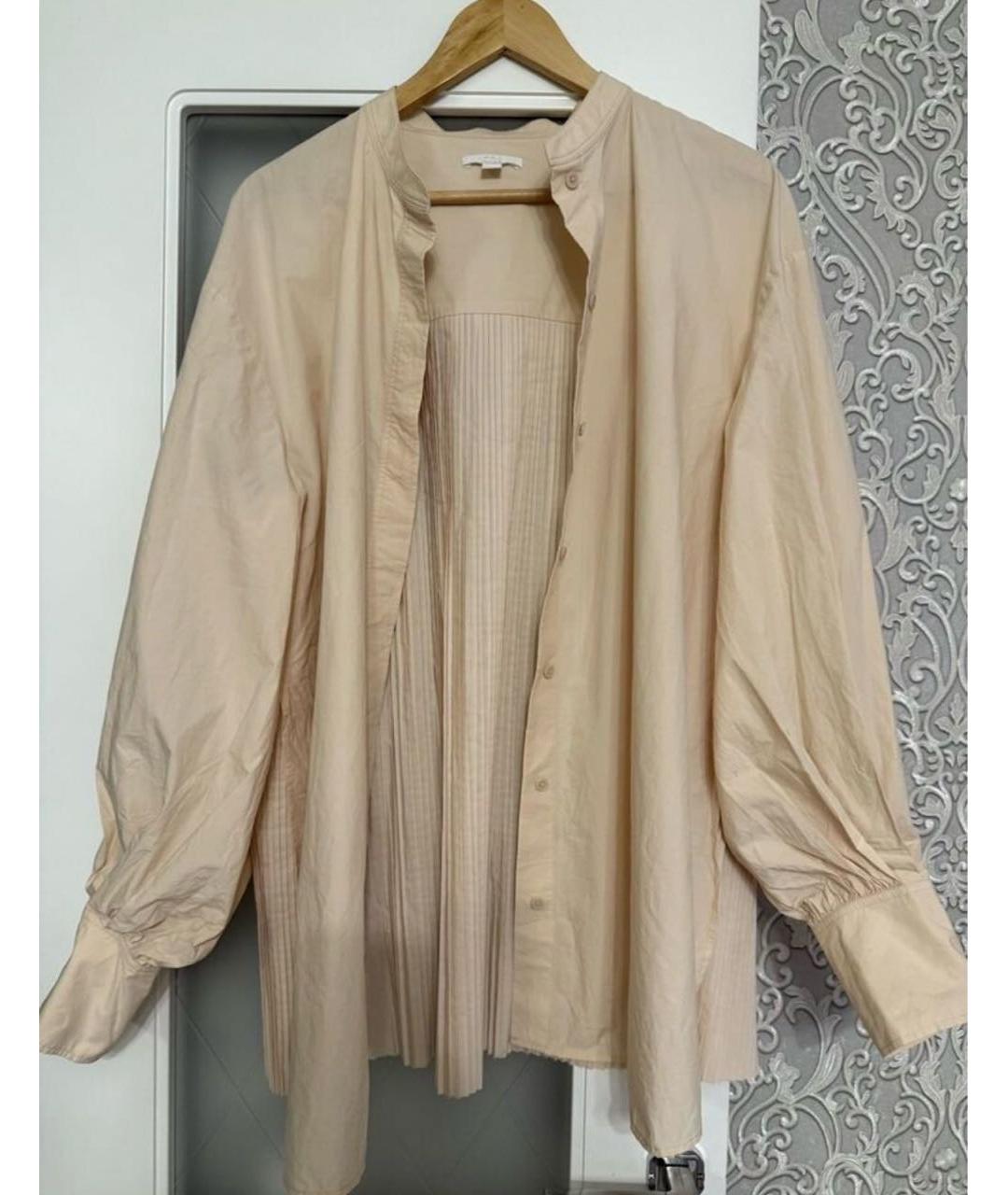 COS Бежевая хлопковая рубашка, фото 7