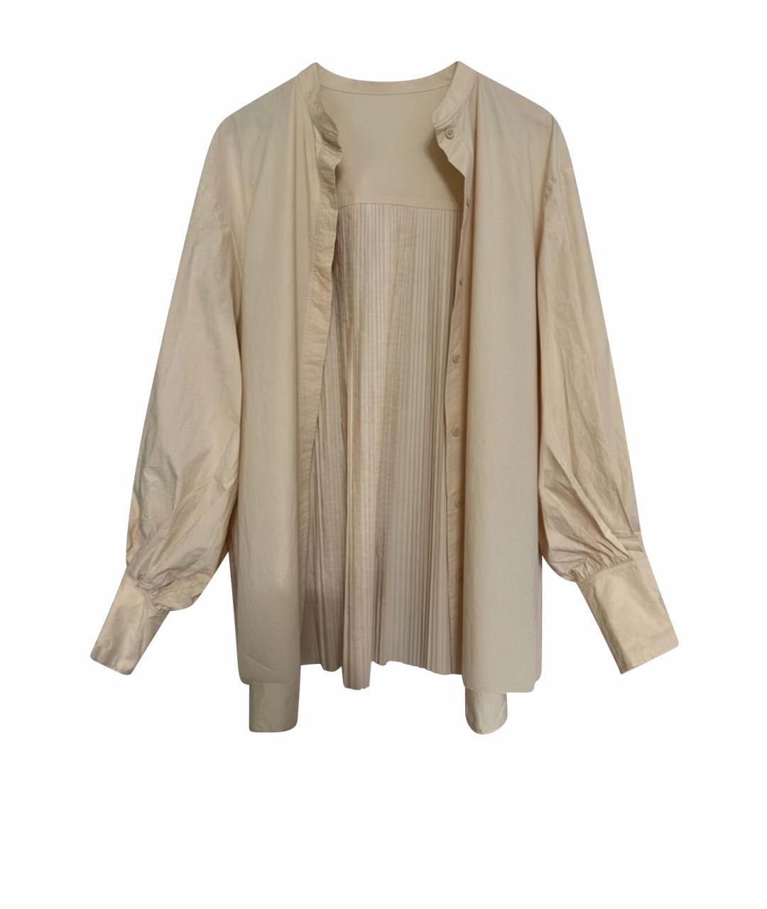 COS Бежевая хлопковая рубашка, фото 1