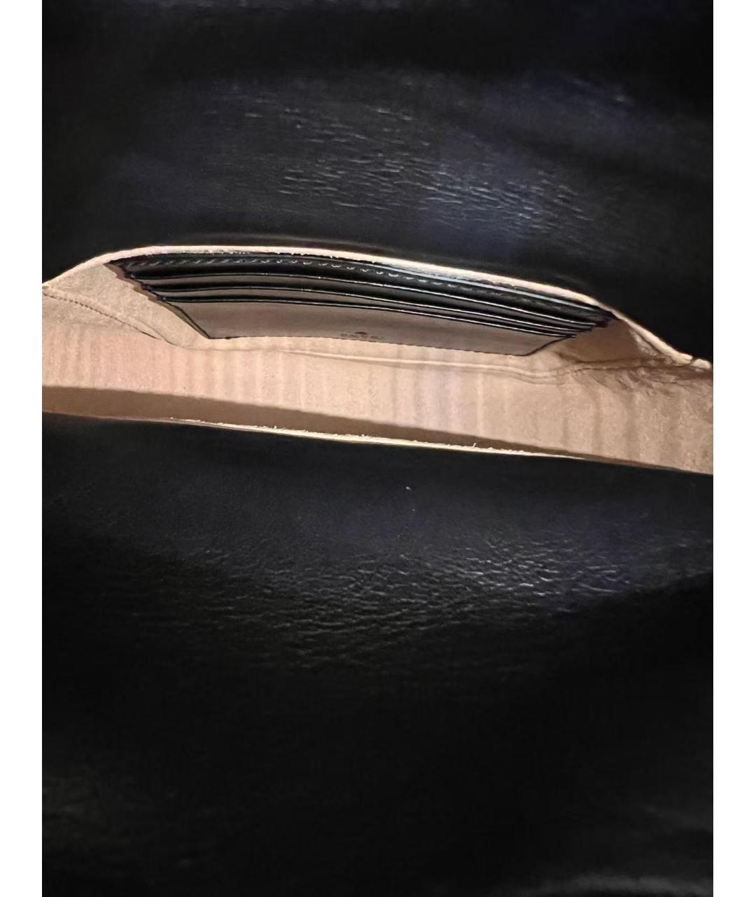 GUCCI Черная кожаная сумка через плечо, фото 4