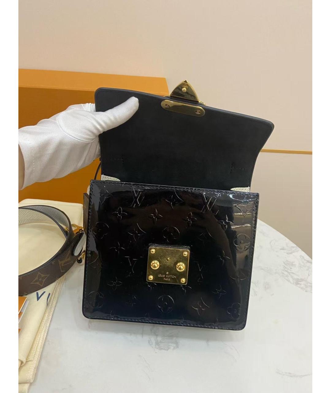 LOUIS VUITTON Черная сумка через плечо, фото 7