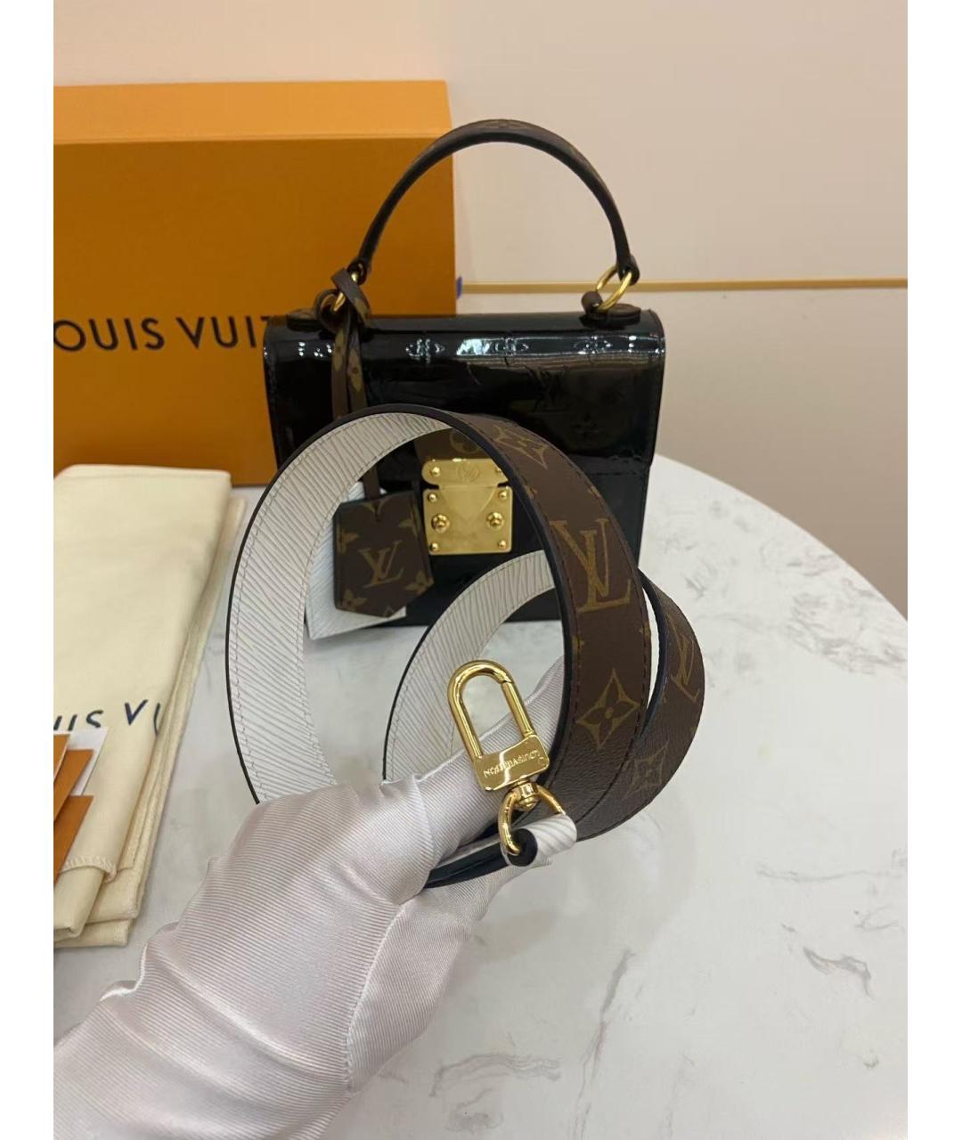 LOUIS VUITTON Черная сумка через плечо, фото 8