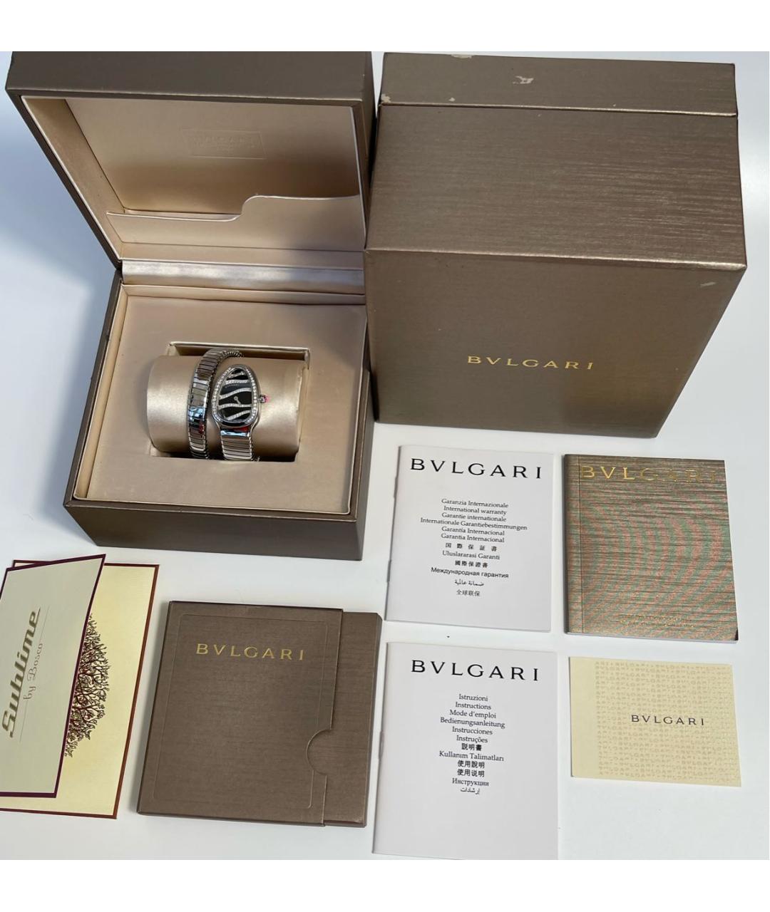 BVLGARI Металлические часы, фото 4