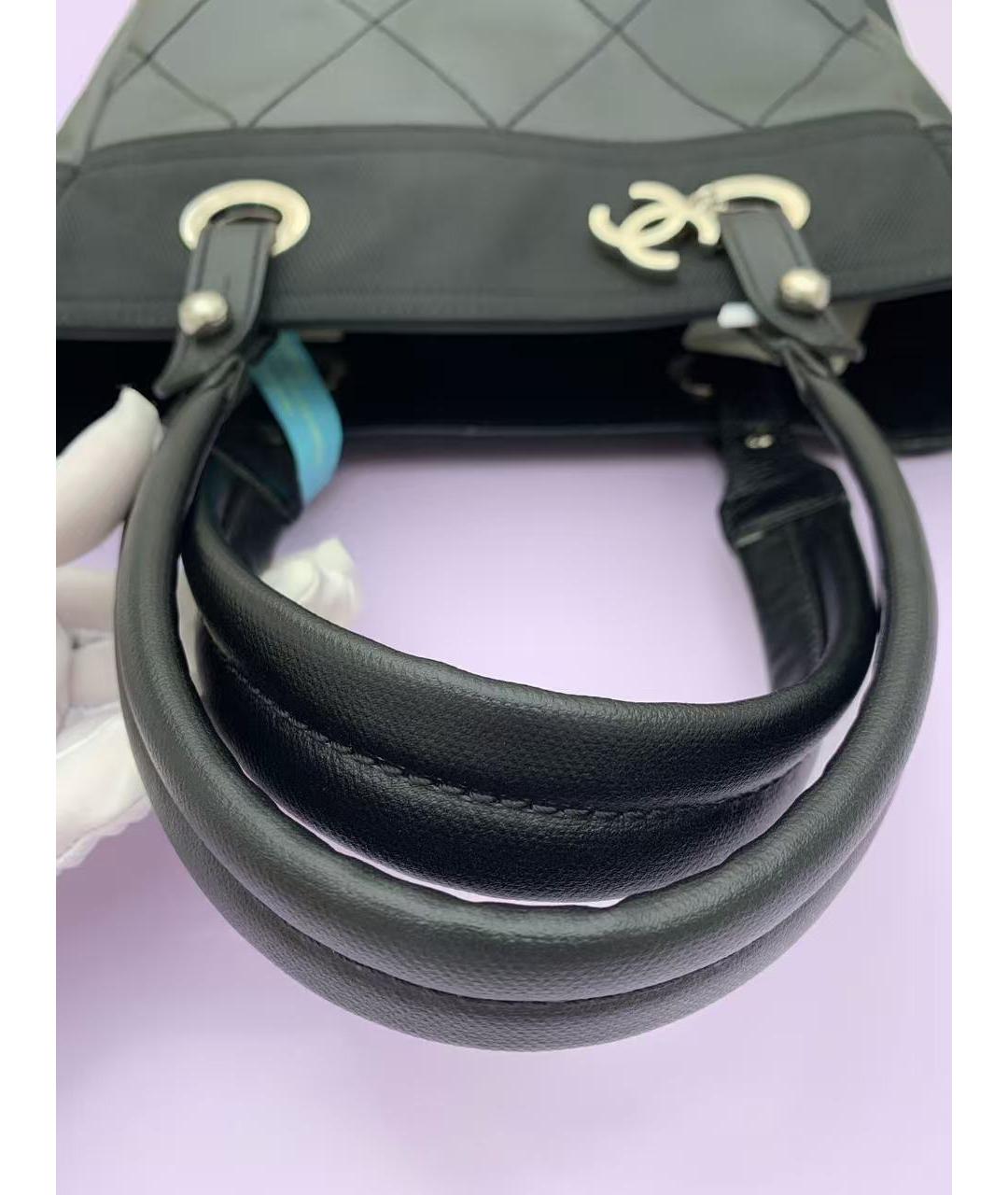 CHANEL Черная сумка тоут, фото 6