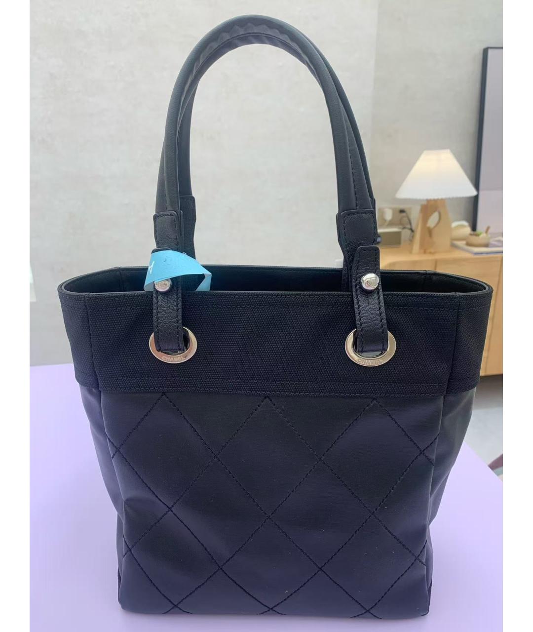 CHANEL Черная сумка тоут, фото 2