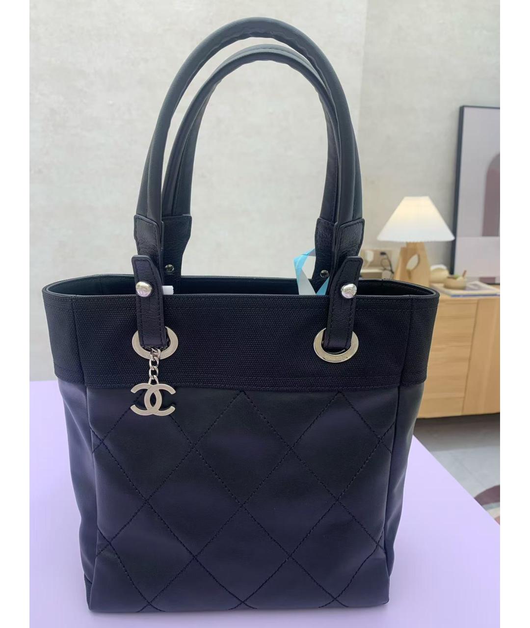 CHANEL Черная сумка тоут, фото 3