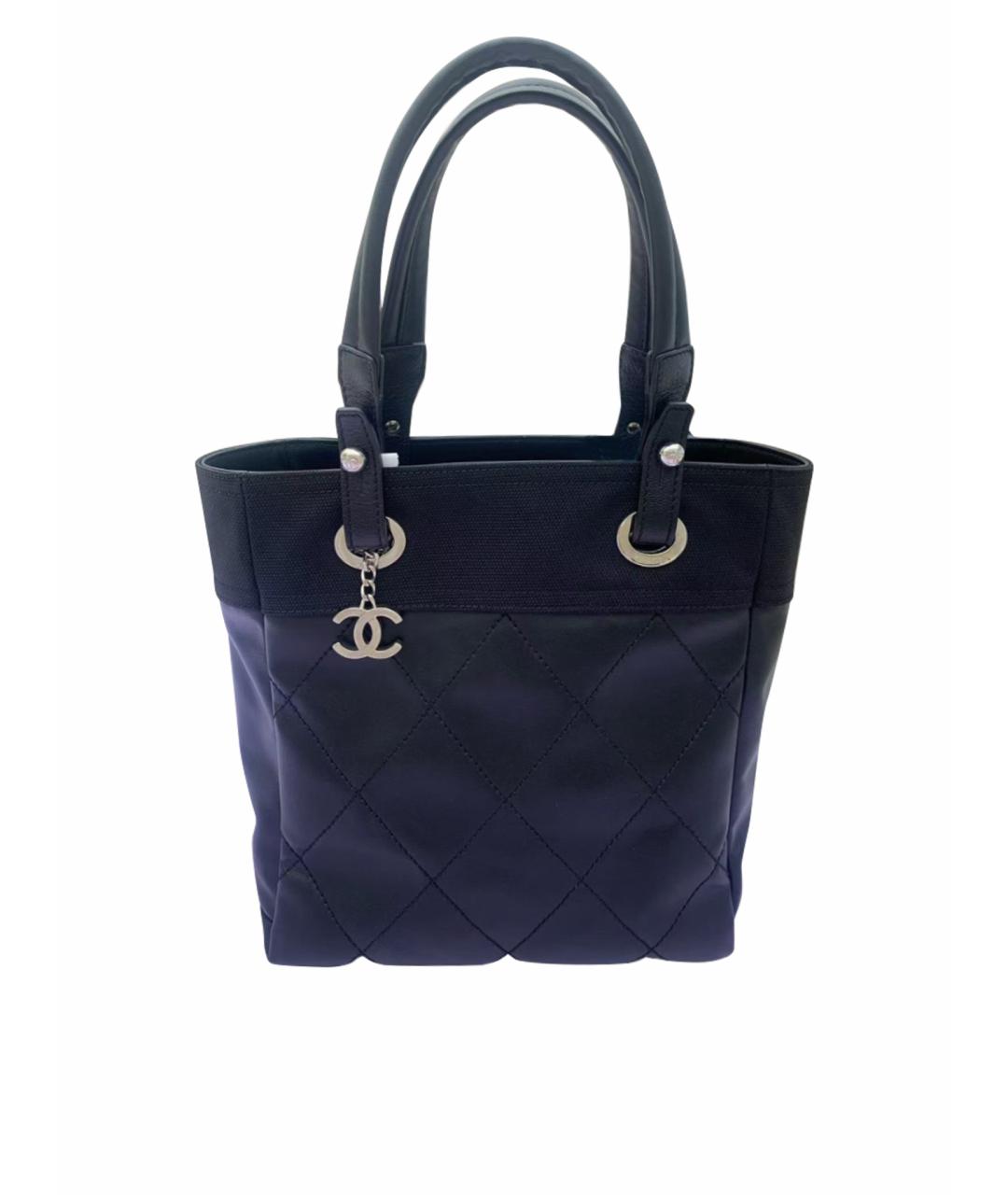 CHANEL Черная сумка тоут, фото 8