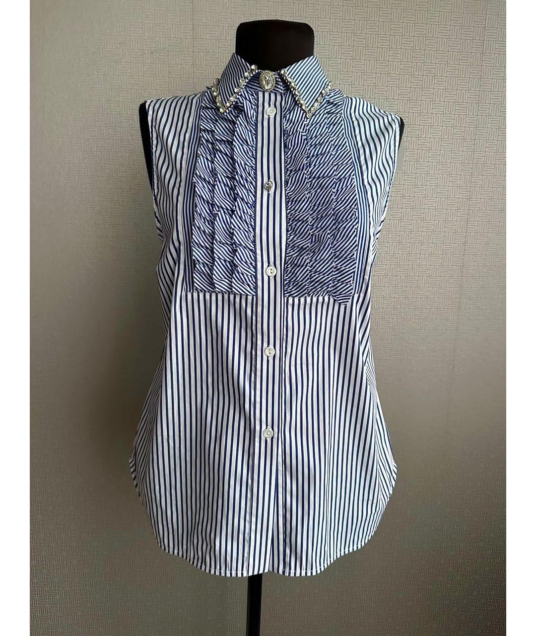 ERMANNO FIRENZE Белая хлопковая рубашка, фото 2