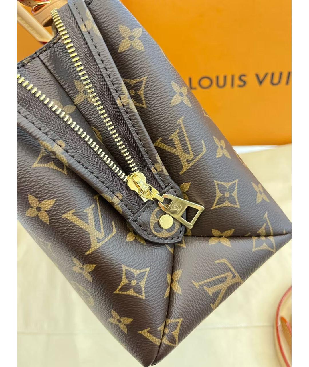 LOUIS VUITTON Коричневая сумка с короткими ручками, фото 5