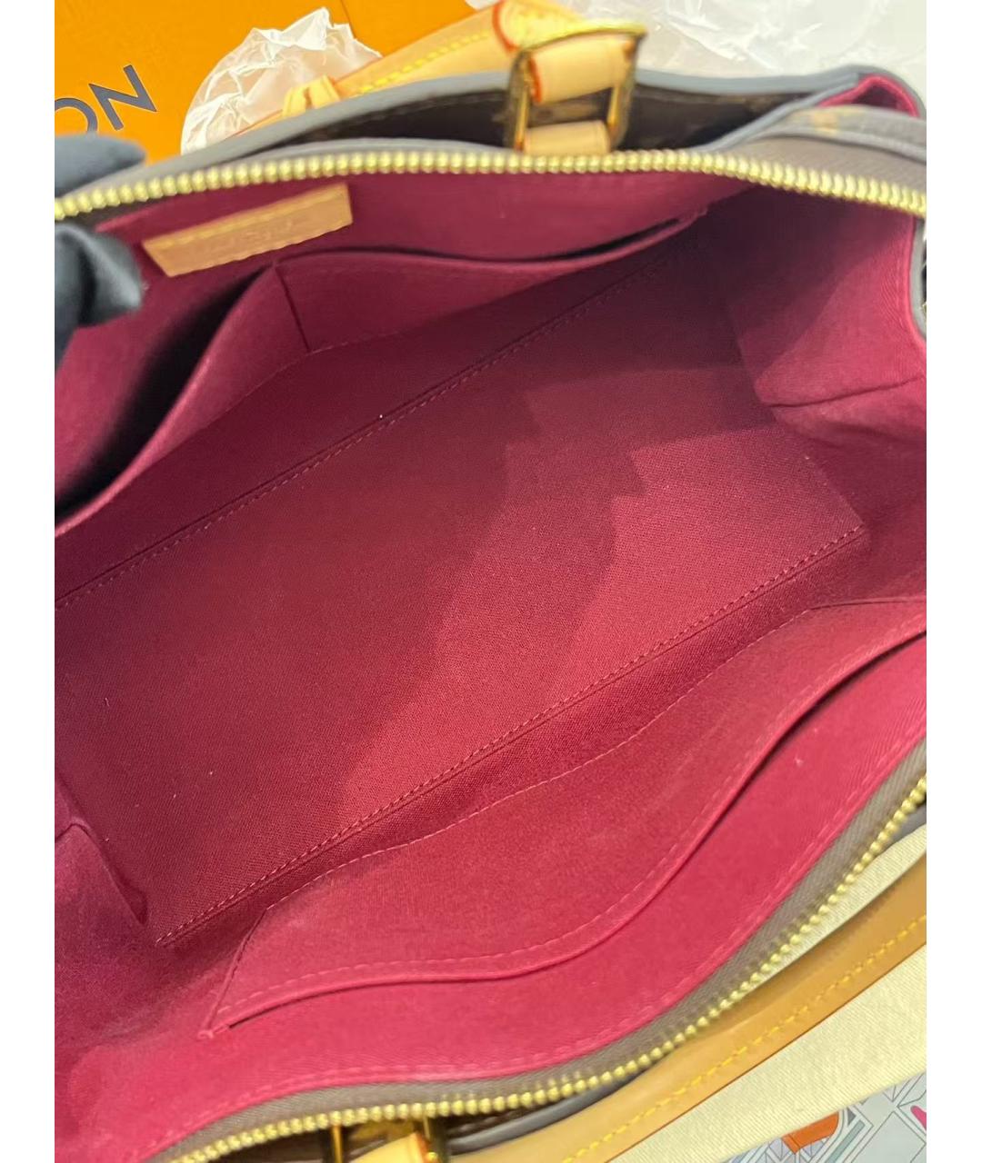 LOUIS VUITTON Коричневая сумка с короткими ручками, фото 6