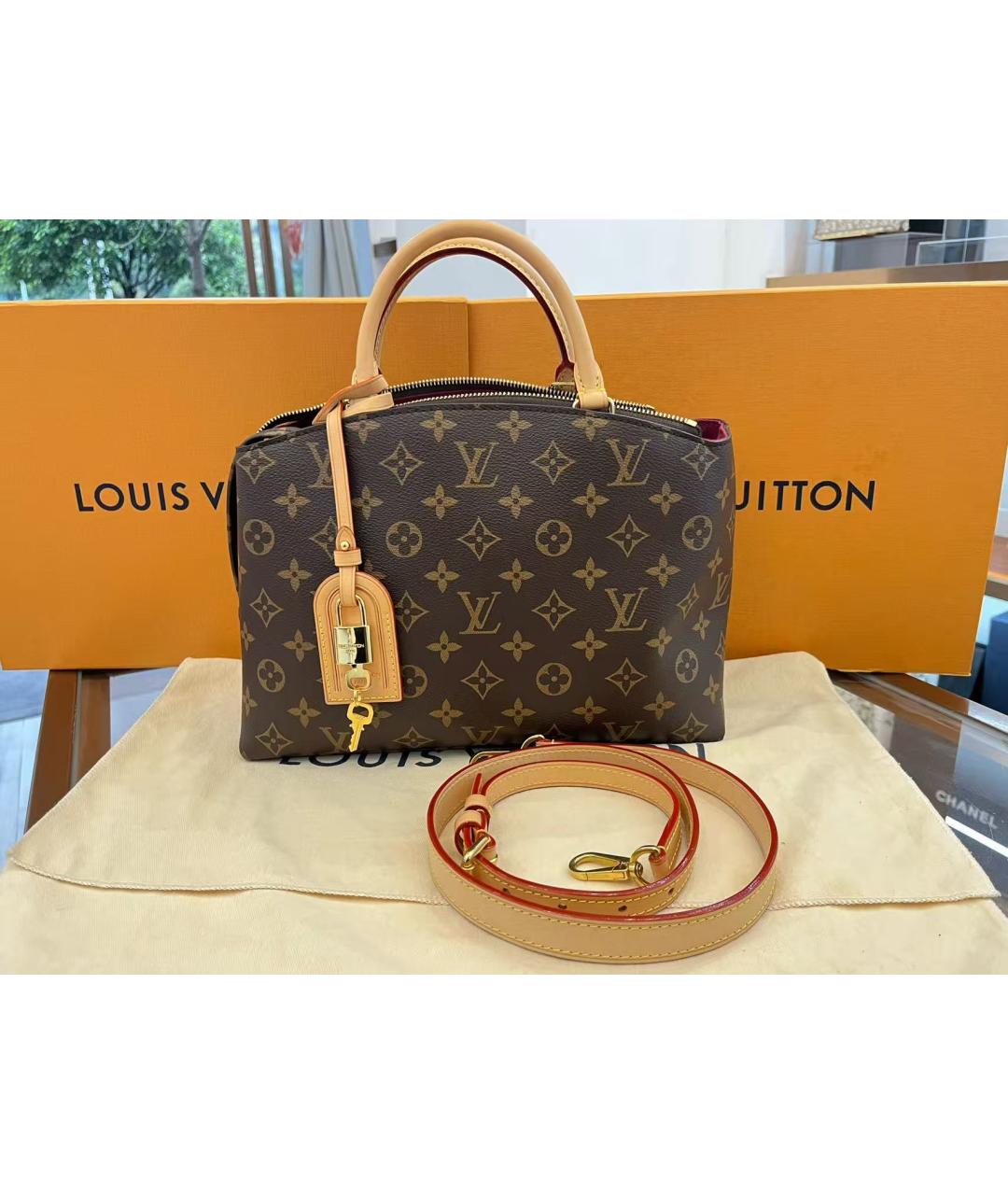 LOUIS VUITTON Коричневая сумка с короткими ручками, фото 7