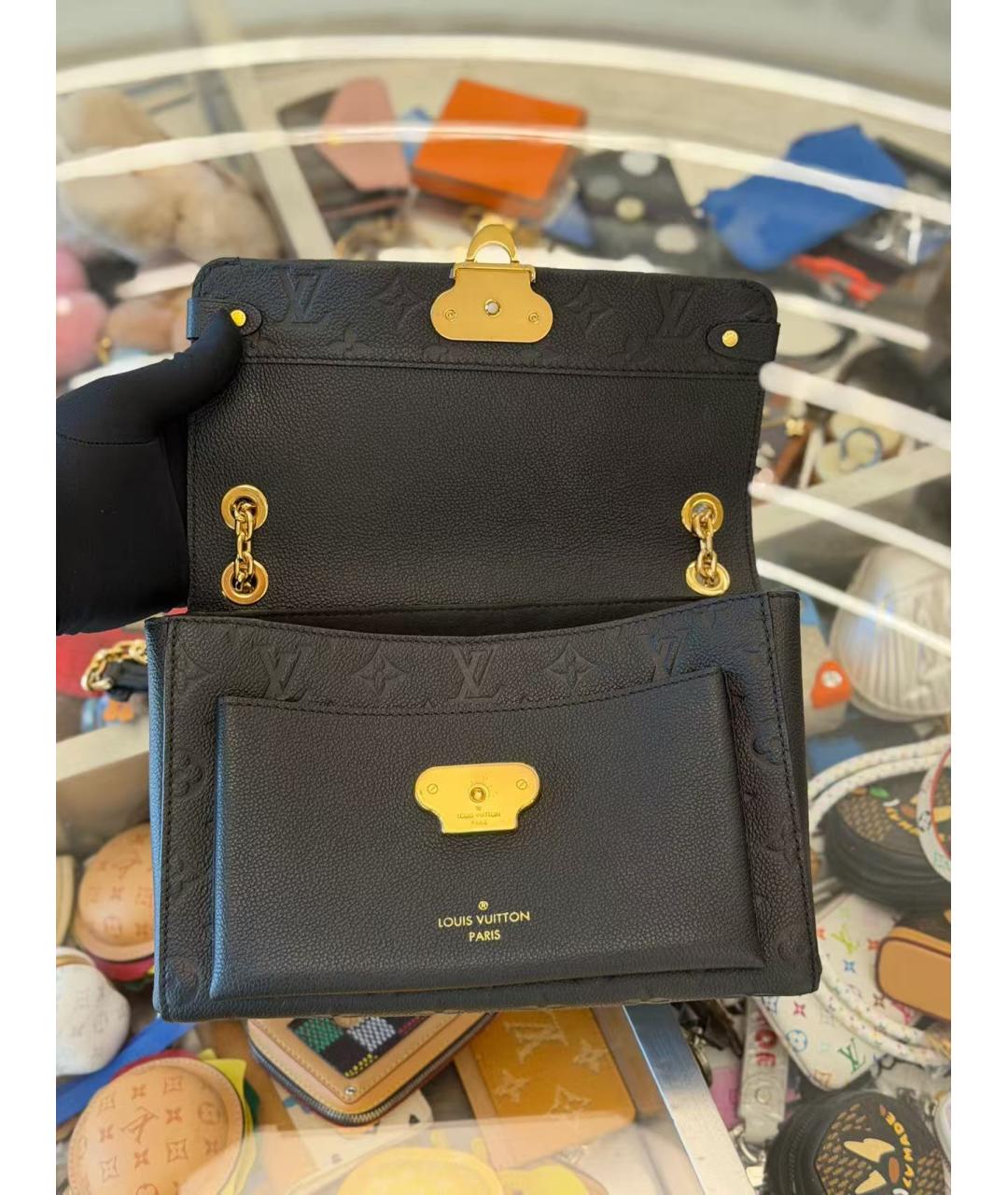 LOUIS VUITTON Черная сумка через плечо, фото 6